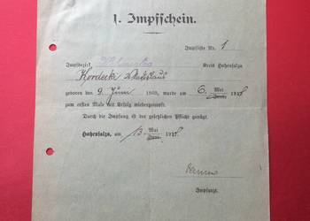 ( 1327 ) Niemiecki Dokument, Kordecki ( 1327 ) Niemiecki Dokument, Kordecki