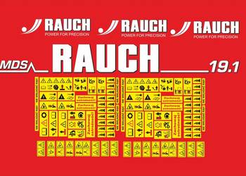 Naklejki Rauch MDS 19,1 zamienniki