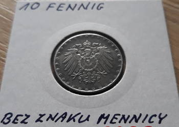 10 Pfennig Deutsches Reich 1922 r BZM-rzadkość RRRR