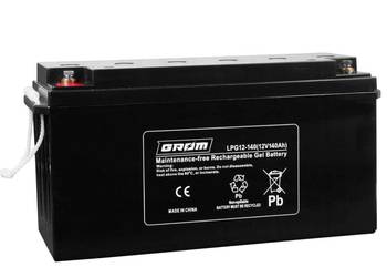 Akumulator żelowy GROM 12V 140Ah LPG12-140