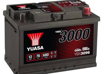 Akumulator Yuasa Standard 12V 76Ah 680A Prawy Plus