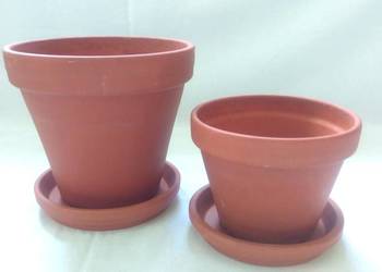 DONICZKI brąz terakota PODSTAWKI kpl.=4 stan bdb