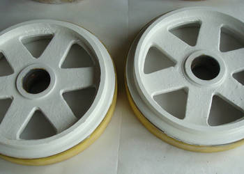 Koła jezdne wózka z dzieżą DK 200, DK 250