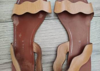 buty sandały skórzane Zara