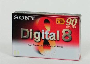 Kaset Digital 8 - Nowa  60 min LP 90 min