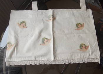 Lambrekin len aniołki/anioły dł. 150 cm wys.49,5 cm