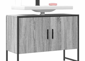 Szafka pod umywalkę szary dąb sonoma 80x33x60 cm WM-842464