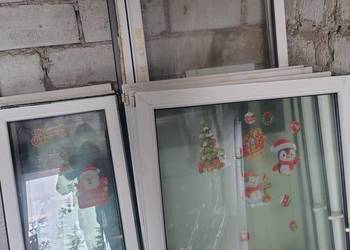 Okna z demontażu bez futryny idealne do budynku gospodarczego