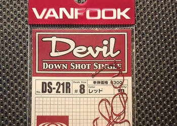 Haki do metody Drop Shot # 8 Made in Japan 9 szt w paczce