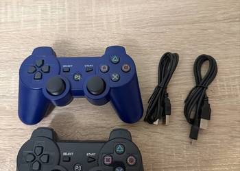 Nowe pady do PS3 zamienniki + kable (komplet 2 szt)