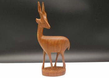 Drewniana Figurka Antylopa Gazela