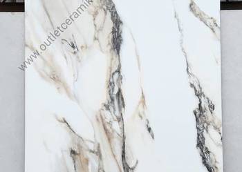 Płytki łazienkowe marmur Calacatta gold 120x60 mat