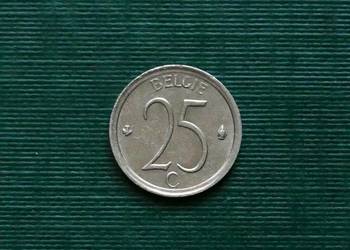 BELGIA - 25 centymów, 1966r Napis po holendersku „BELGIË”