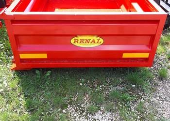 Skrzynia transportowa z kiprem ręcznym lemiesz 150cm  RENAL