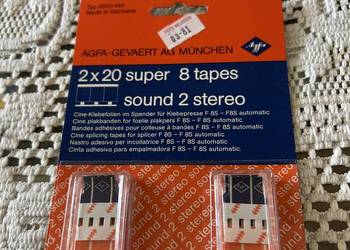 Super8 taśma do sklejania filmów tape splicer AGFA