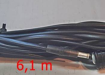 Wtyczka gniazdo zapalniczki - dżek 5,5 mm, z kablem dł. 6 mb,12 V  24 V