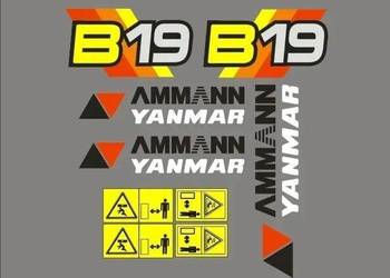 Naklejki oklejenie AMMANN YANMAR B19 Zamiennik