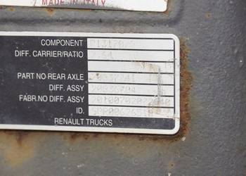 GLOWKA WKLAD MOSTU RENAULT PREMIUM 460DXI MERITOR GLOWKA WKLAD MOSTU RENAULT PREMIUM 460DXI MERITOR