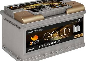 Akumulator 75Ah 720A Jenox Gold