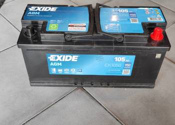 Akumulator EXIDE AGM START&STOP 105Ah 950a