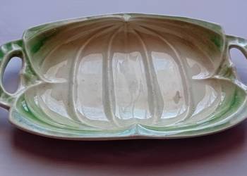 Głęboka taca z uchwytami - brytfanna. Majolika, Villeroy & Boch Dresden.