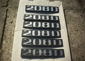 Emblemat znaczek logo napis 208D do MERCEDES T1 kaczka 208