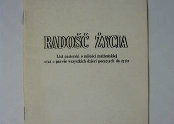 RADOŚĆ ŻYCIA LIST PASTERSKI O MIŁOŚCI MAŁŻEŃSKIEJ