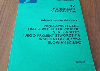 Panslawistyczne osobliwości leksykalne S. B. Lindego i  Lewaszkiewicz.