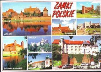 Kart. Poczt. Zamki Polskie - widokI **  .