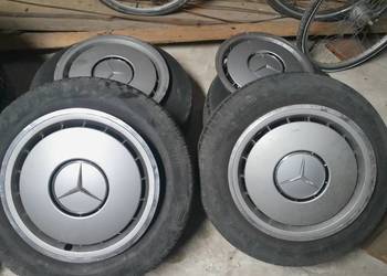 Koła mercedes w124,w201 z kołpakami.