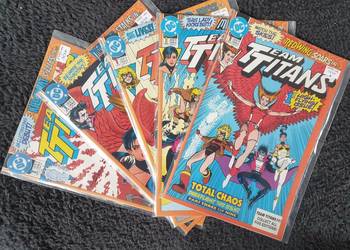 Team Titans - 5 oryginalnych komiksów DC USA 1992