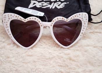 Public Desire/Bogato zdobione okulary przeciwsłoneczne z Londynu/NOWE