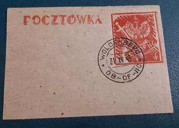 pocztówka z obozu jenieckiego offlag II C Woldenberg