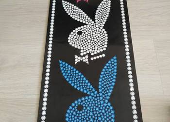 Plakat króliczki Playboya i diamenty, 30,5 cm x 92 cm