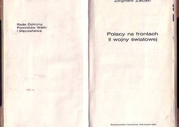 (6691) POLACY NA FRONTACH II WOJNY ŚWIATOWEJ  - ZBIGNIEW ZAŁ