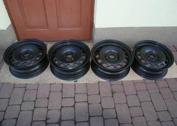 Stalowe   6Jx16 cali 5x100x57,1 ET35 VW Audi Seat Skoda jak Nowe