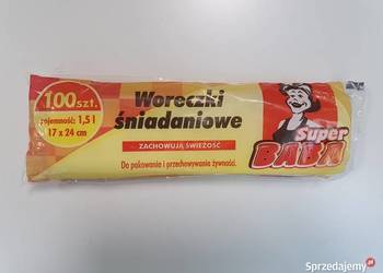 Woreczki śniadaniowe 17x24cm 100 sztuk