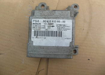 MODUŁ PODUSZEK SENSOR AIRBAG PEUGEOT 207 07' 9663593380