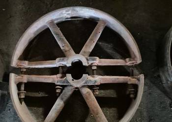 Koło pasowe na pas płaski średnica 60cm  (nr.2)