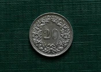 SZWAJCARIA - 20 rappenów, 1974r