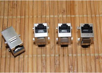 Łącznik sieciowy RJ45 - RJ45 kat.5e ekranowany.