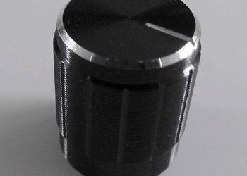 Pokrętło nasadka na potencjometr 14x15mm otwór 6mm aluminium