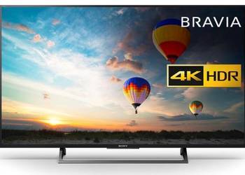 SONY Bravia LED 49"- Smart TV z WiFi- 4K UHD- Android TV- WYSYŁKA
