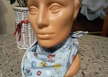 Śliniak Materiałowy Apaszka Chusta Śliczna Dla Dzieci z Bawełny