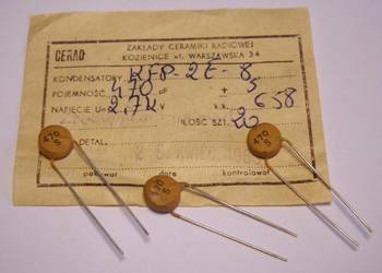 Kondensator 470pF 2,7kV KFP CERAD