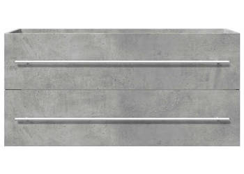 Szafka pod umywalkę szarość betonu 100 x 385 x 48 cm płyta WM-856233