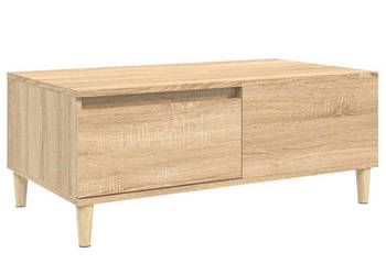 Stolik kawowy dąb sonoma 90x50x365 cm materiał drewnopochodny WM-821111