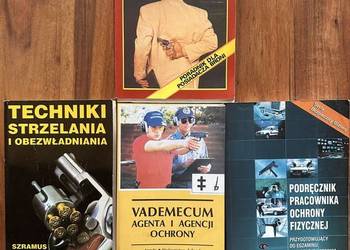 Zestaw książek militaria/ ochrona/ strzelectwo lata 90  (szramus,bellona)