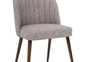 Krzesło tapicerowane do jadalni Jasnoszare IZA