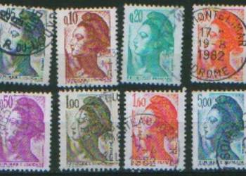Zn. Francja Mi 2299, 300, 2, 3, 5, 6, 8, 11 kas 1982